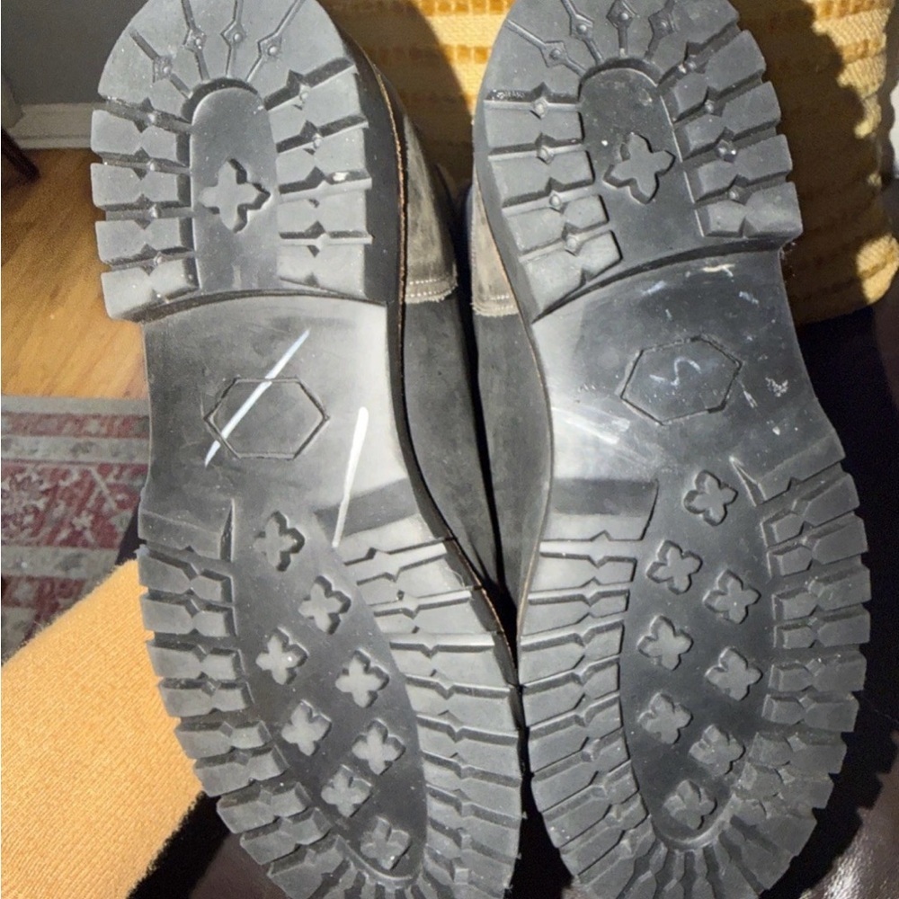 Penelope Chilvers Gray Leather Winter Boots - Picture 4 of 9